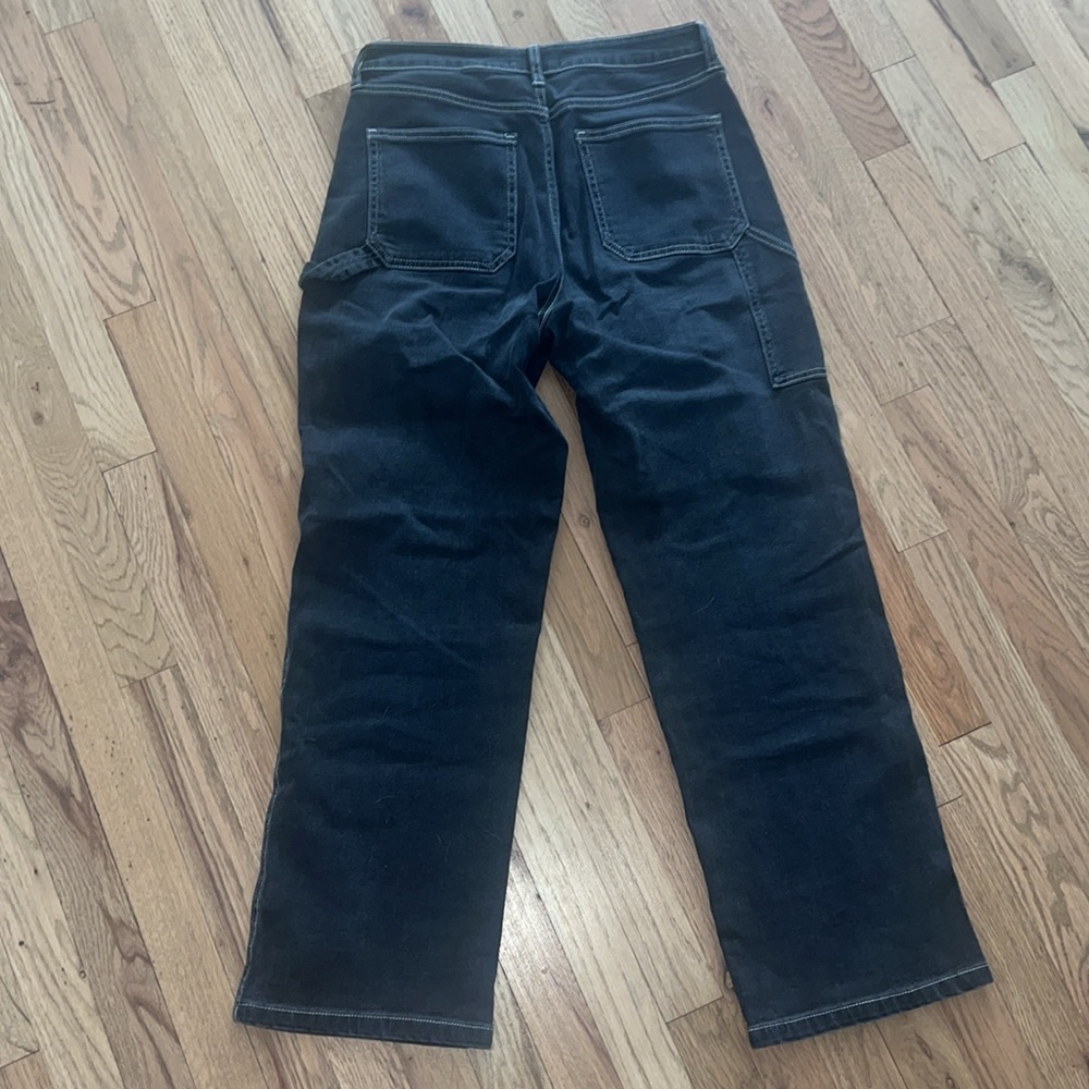 Just Black Denim Carpenter Jeans in Washes Black Size 28 - fits big! - Picture 10 of 11